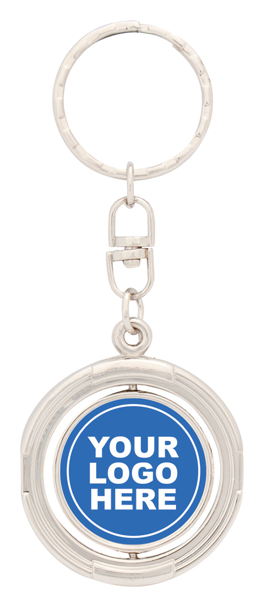 Spinning Silver Keychain Spinning Silver Keychain