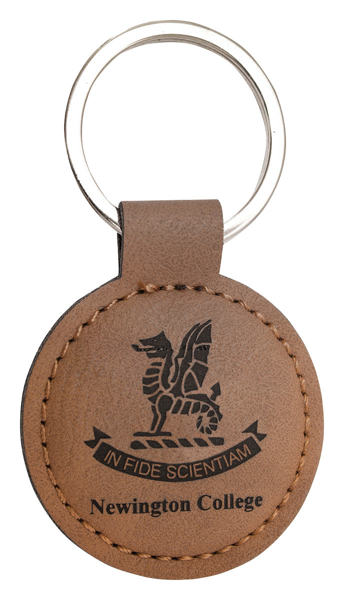 Leatherette Keychain Leatherette Keychain Rectangle - Rawhide