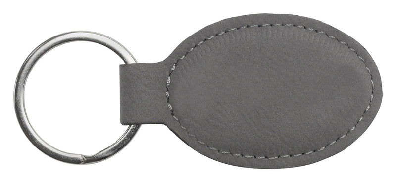 Leatherette Keychain Leatherette Keychain Oval
