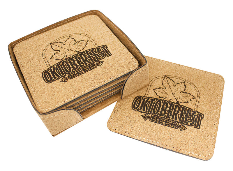 Cork Coaster Cork Coaster Set x 6