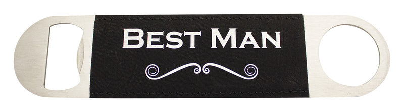 Bottle Opener - Black Bottle Opener - Black Leatherette