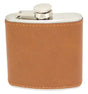 Flask with Rawhide Leatherette 6oz
