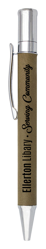 Leatherette Pen - Khaki 130mm