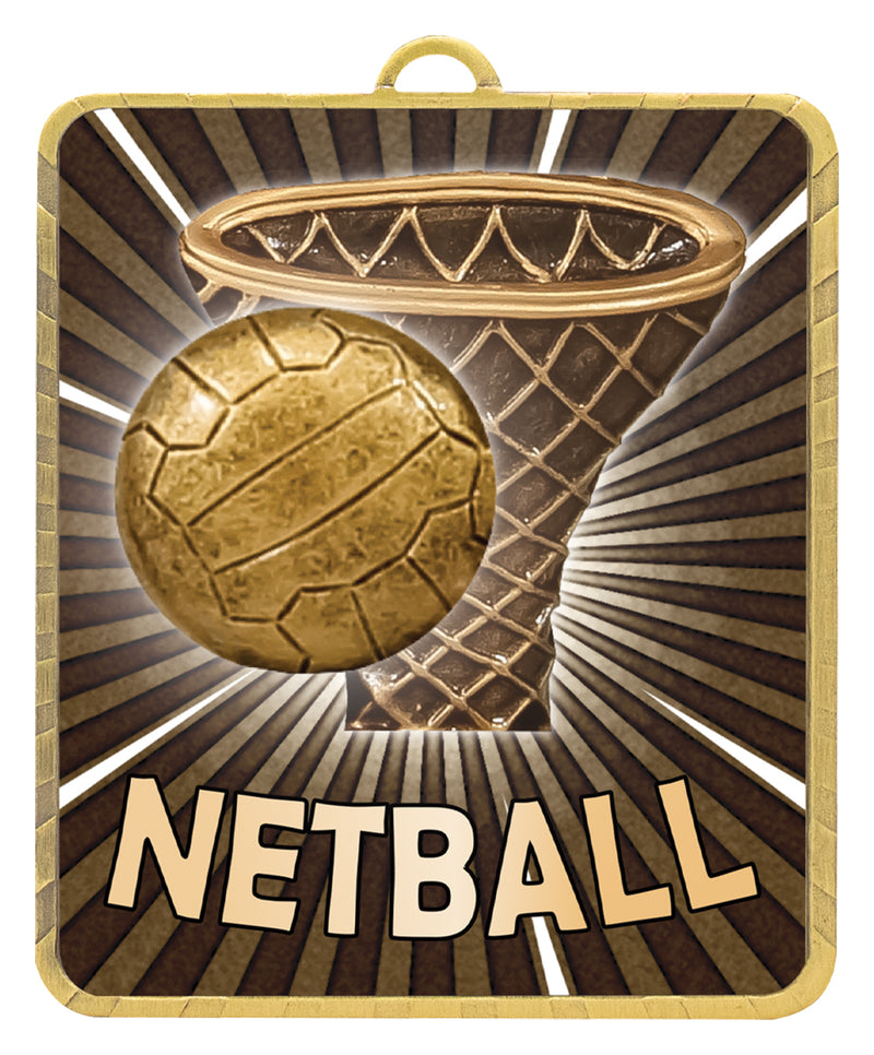 Gold Lynx Medal - Netball Lynx Medal Netball