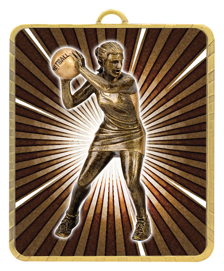Gold Lynx Medal - Netball Gold