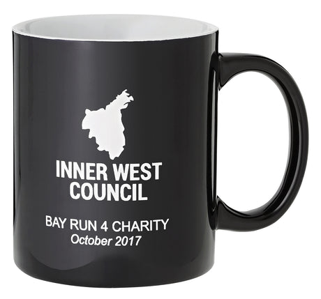Black Coffee Mug 325ml