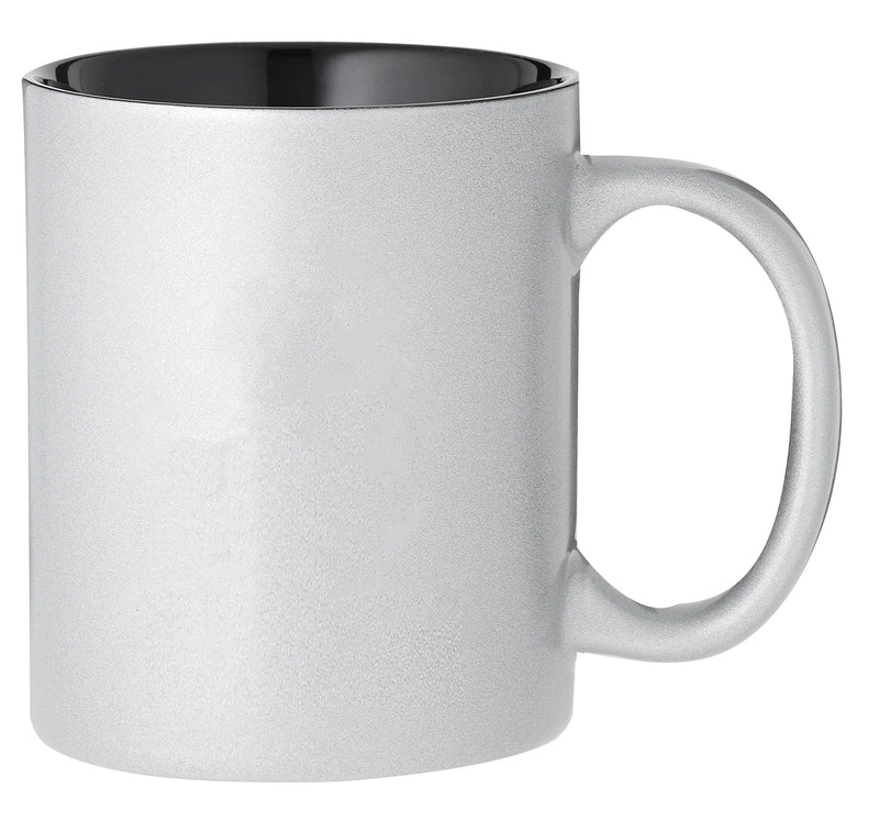 Silver Coffee Mug 325ml