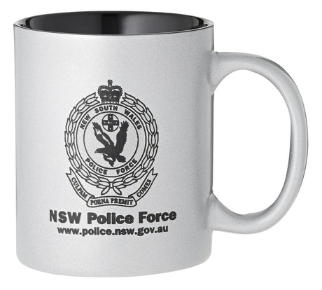 Silver Coffee Mug 325ml