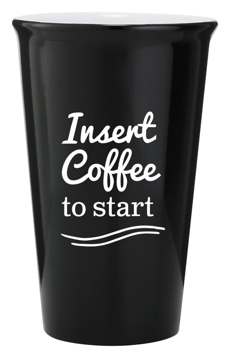 Black Latte Mug 415ml