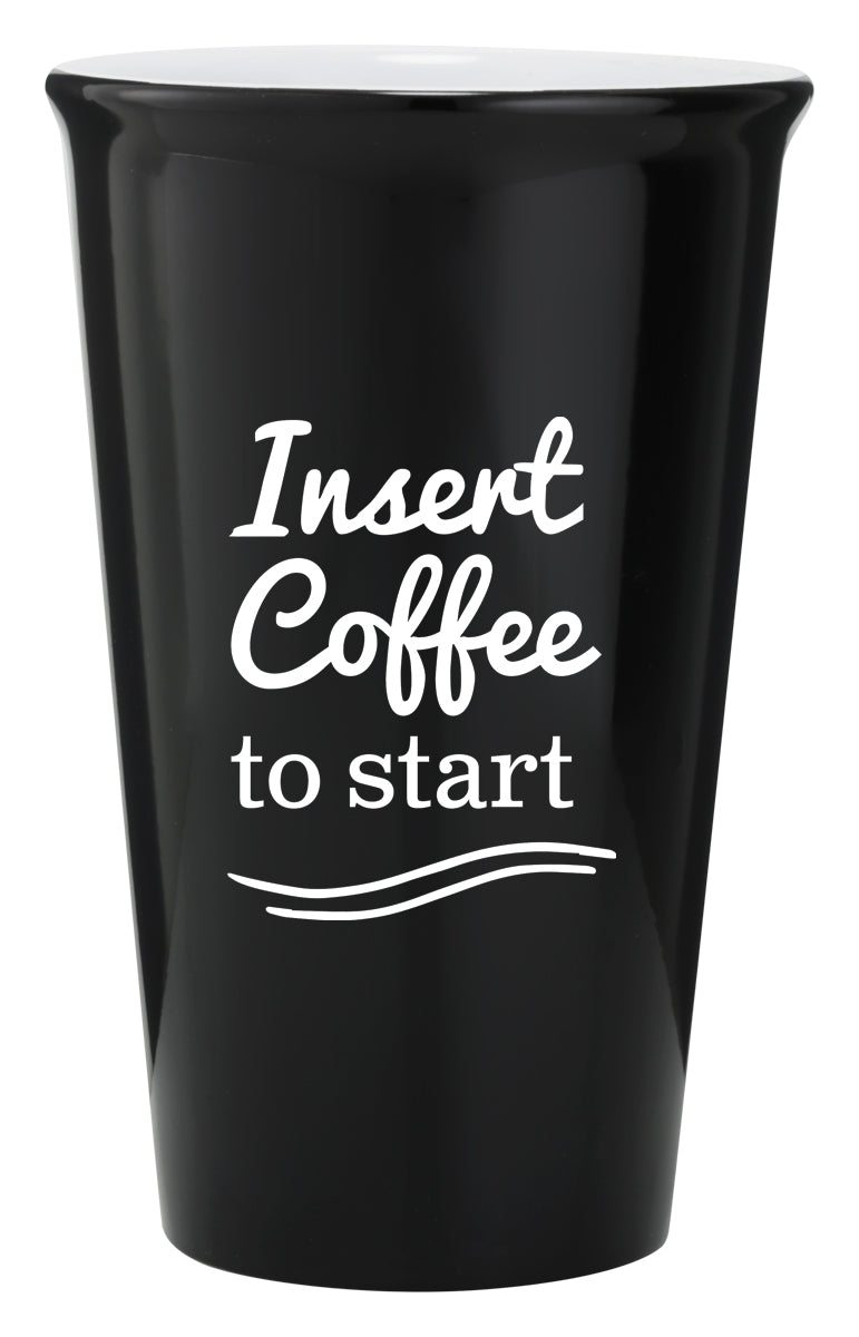 Black Latte Mug 415ml
