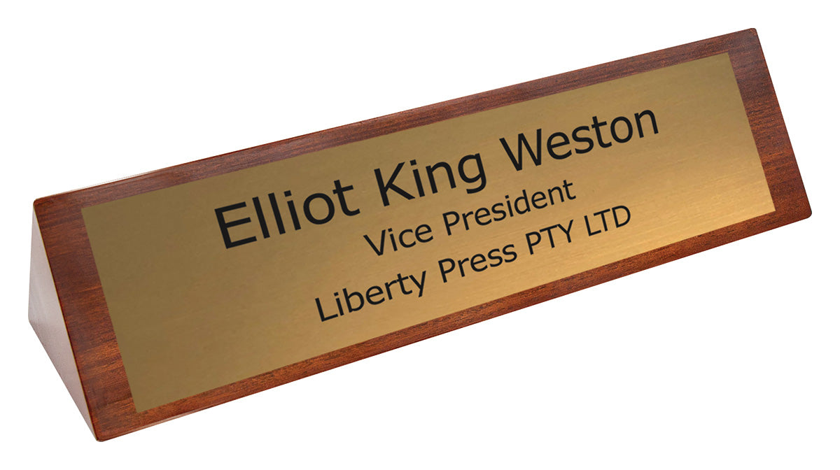 Timber Name Bar 240mm