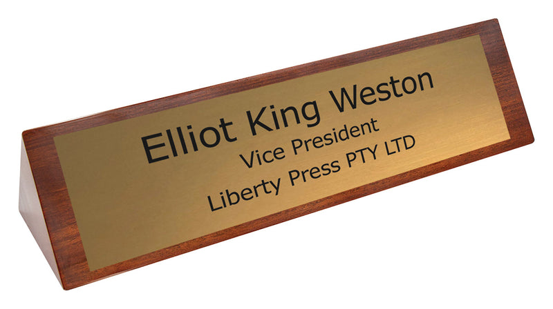 Timber Name Bar 240mm