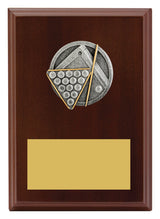 Plaque - Peak Pool / Snooker 175mm