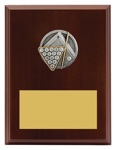 Peak Plaque Pool / Snooker 200mm