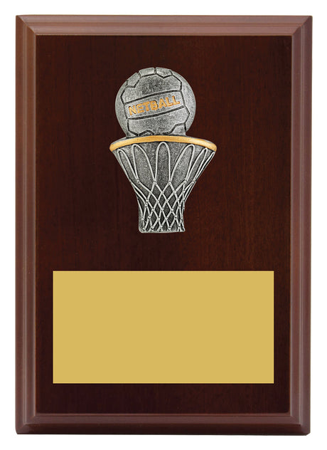Peak Plaque Netball 150mm