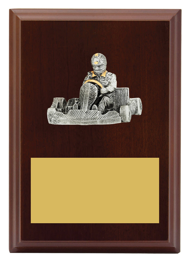 Plaque - Peak Go Kart Plaque Peak Go Kart 150mm