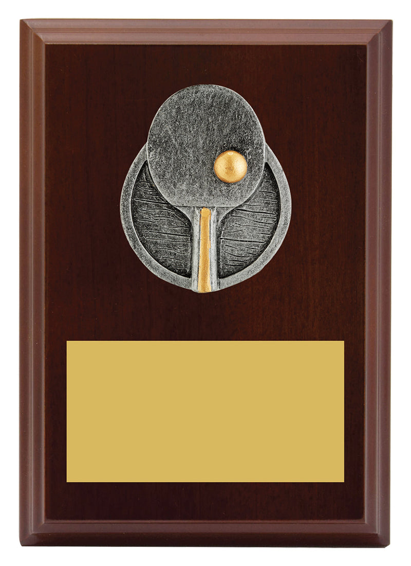 Plaque - Peak Table Tennis Plaque Peak Table Tennis 150mm
