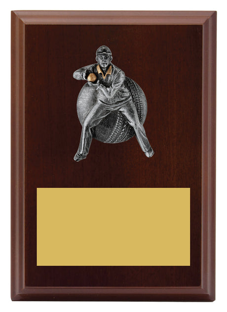 Plaque - Male Fielding 150mm