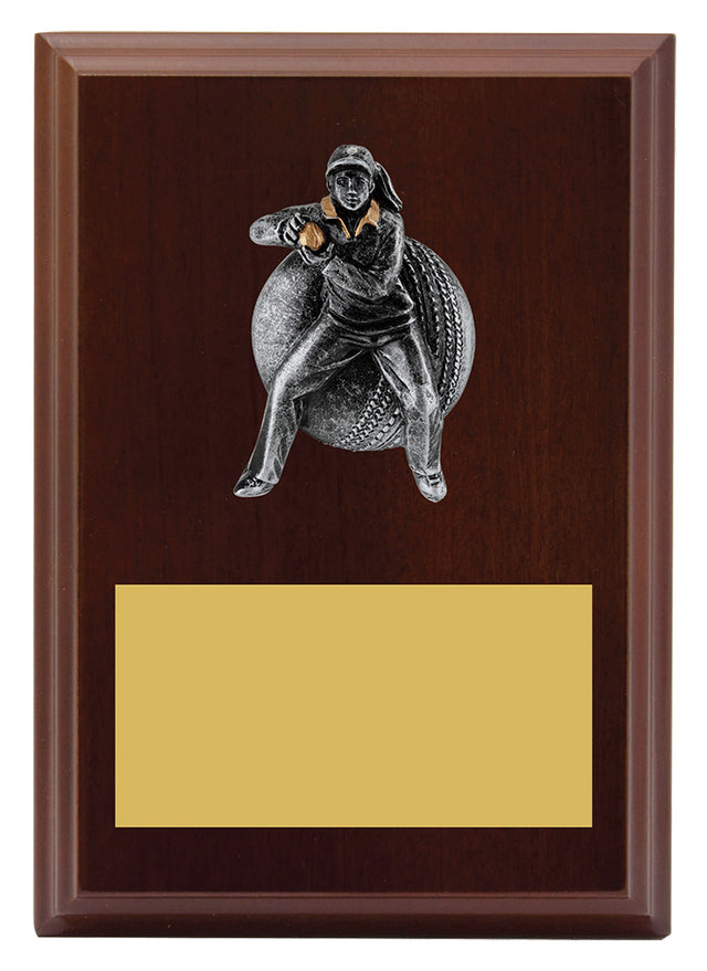 Plaque - Female Fielding 150mm