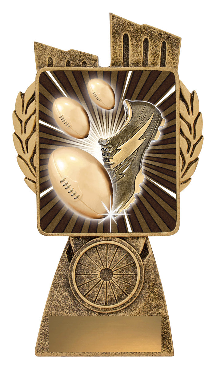 Antique Gold Lynx - Aussie Rules Theme Aussie Rules Lynx 150mm