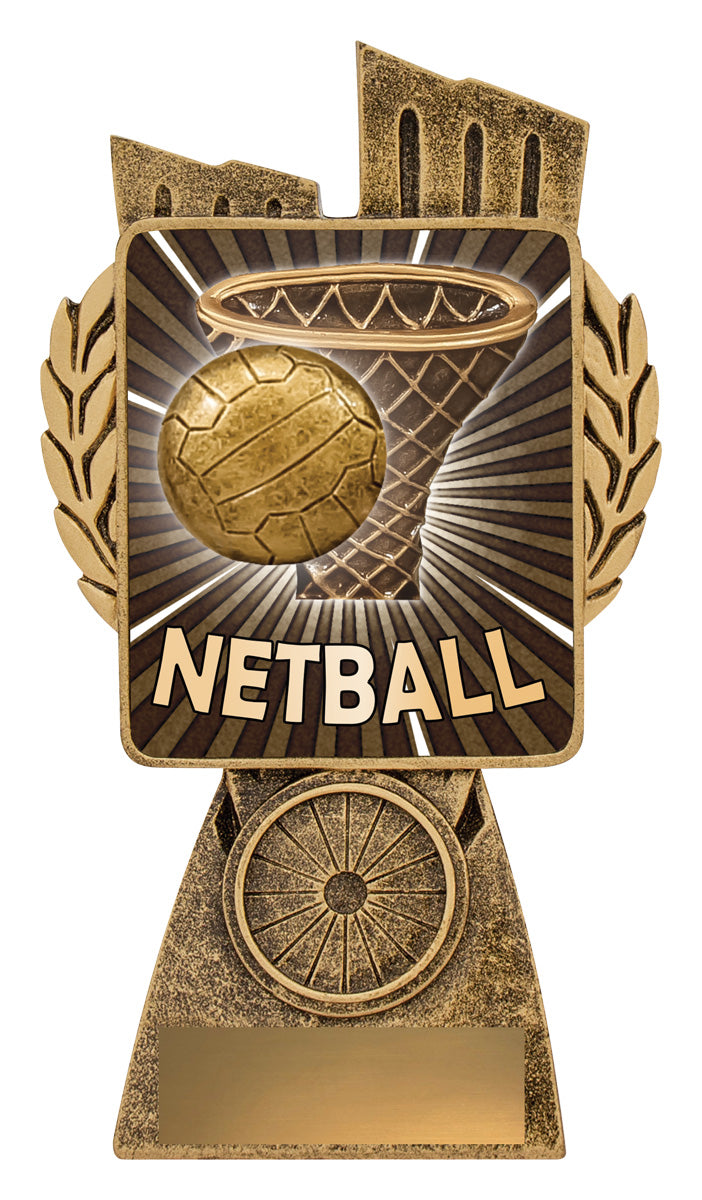 Antique Gold Lynx - Netball Netball Lynx 150mm