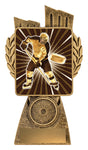 Antique Gold Lynx - Ice Hockey 150mm