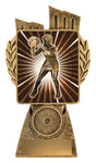 Antique Gold Lynx - Netball Player 150mm