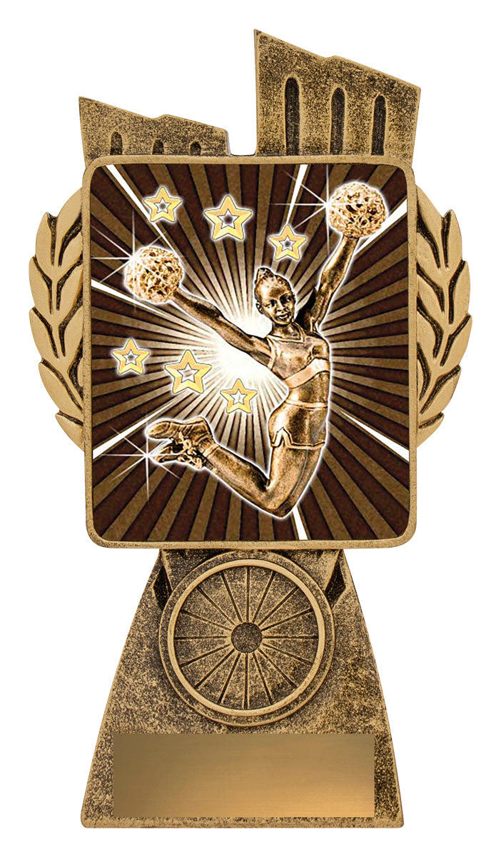 Antique Gold Lynx - Cheerleading Cheerleading Lynx 150mm