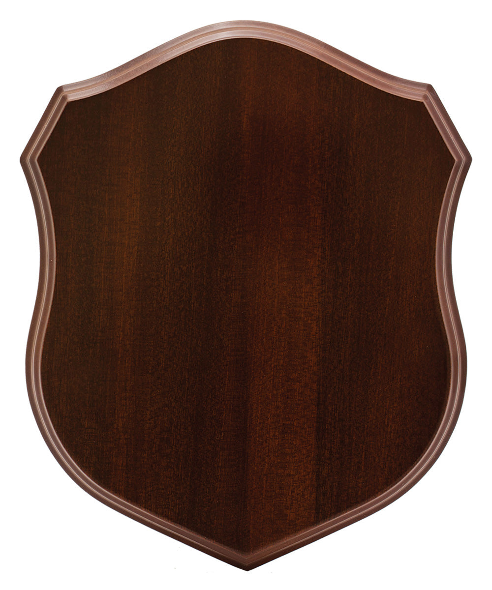 Walnut Timber Shield 210mm