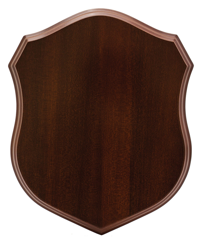 Walnut Timber Shield 210mm
