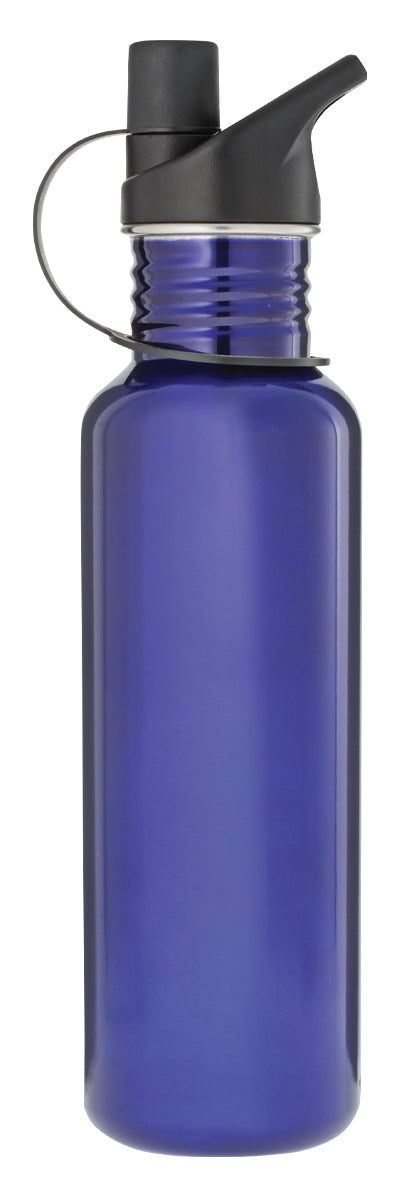 Blue Water Bottle Laserable Blue Water Bottle 740ml