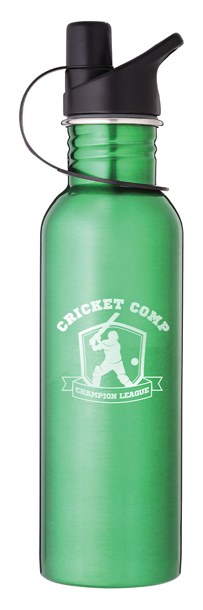 Green Water Bottle Laserable Green Water Bottle 740ml