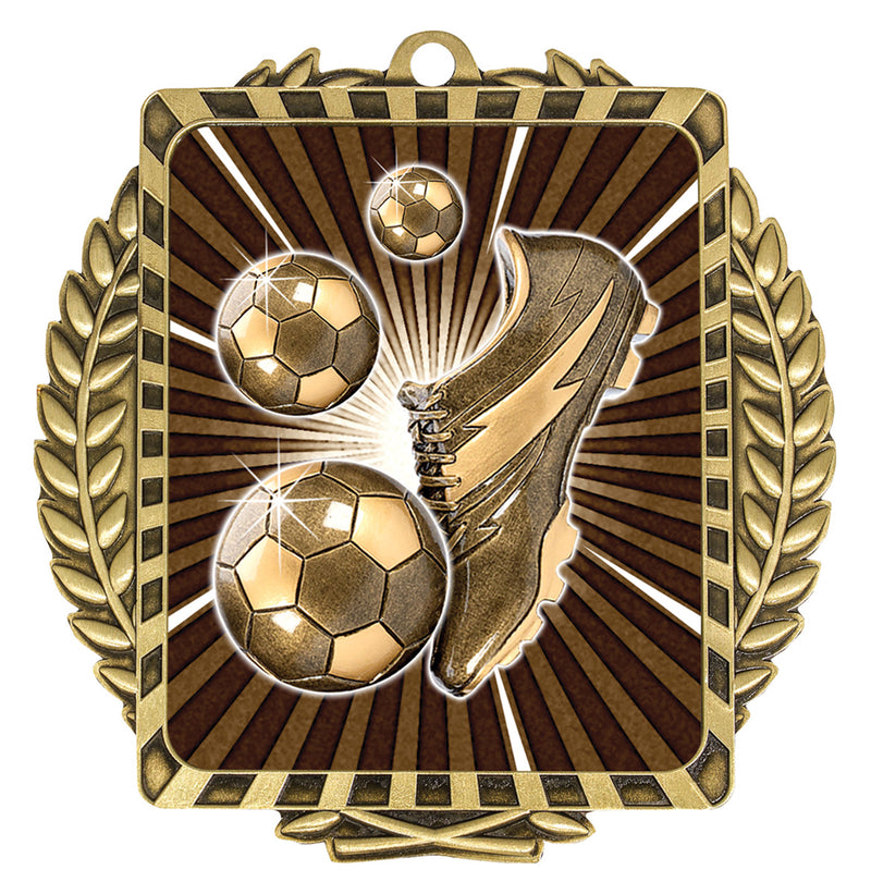 Lynx Wreath Medal Football Lynx Wreath Gold