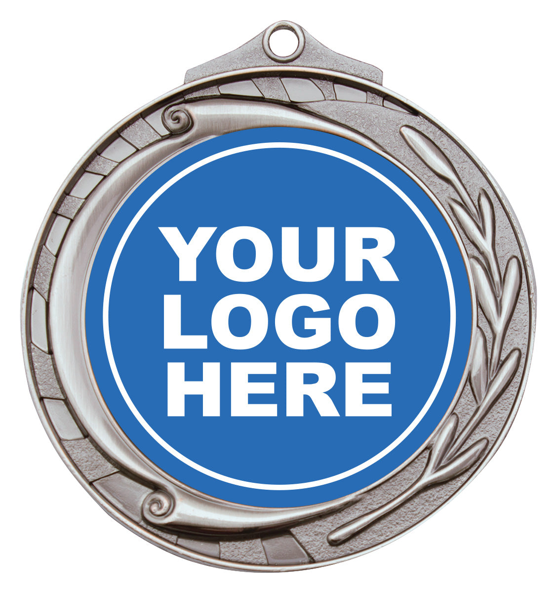Wreath Medal 50mm Silver