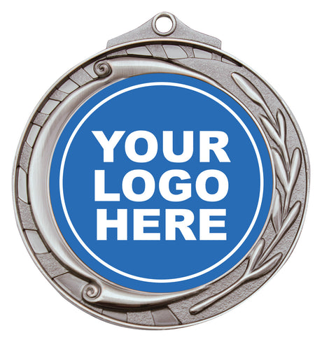 Wreath Medal 50mm Silver
