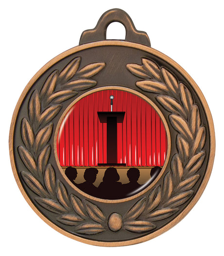 Wreath Antique Medal Bronze