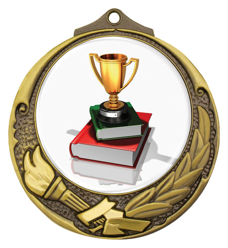 Torch Medal 50mm Gold