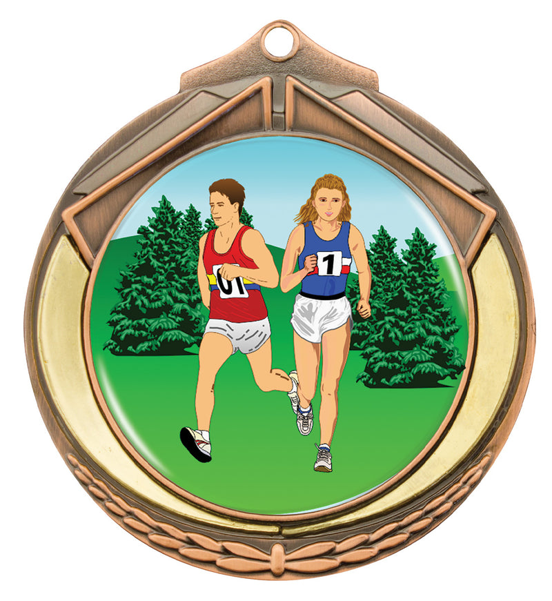 Shield Medal - Running Bronze