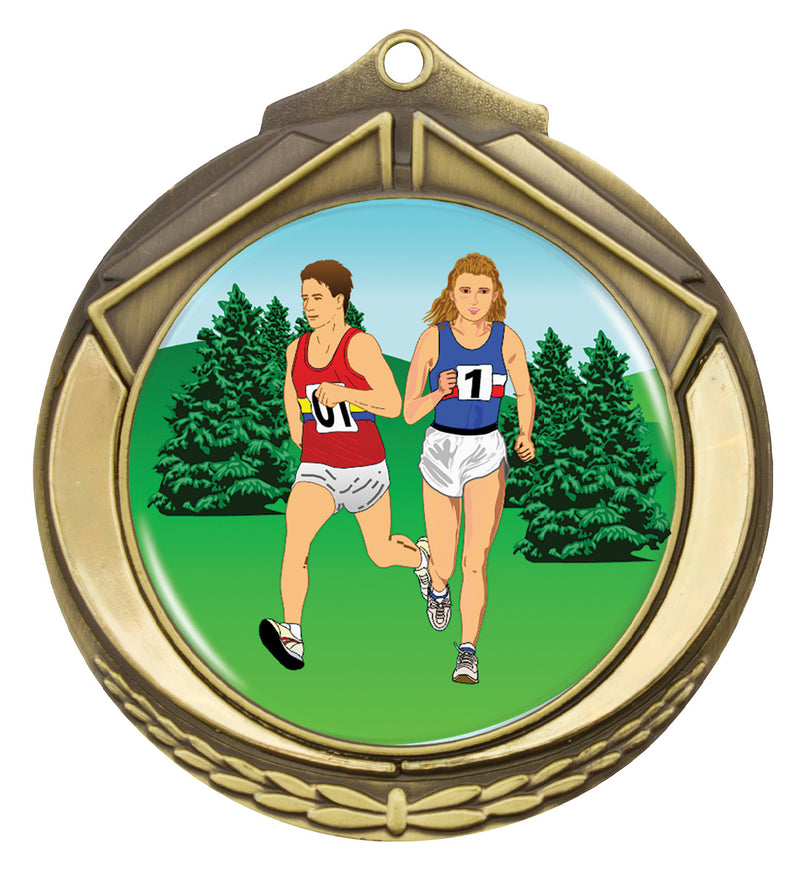 Shield Medal - Running Gold