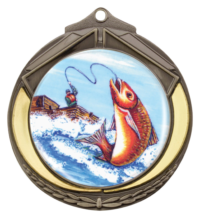 Shield Medal 50mm Silver