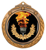 Stars & Wreath 50mm Bronze