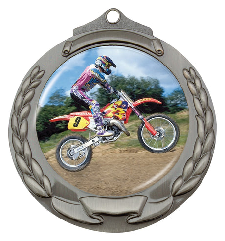 Banner Wreath 50mm Silver