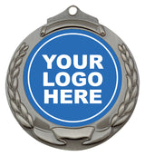 Banner Wreath 50mm Silver