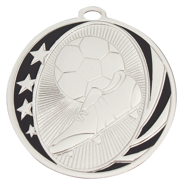 Football Midnight Medal Silver