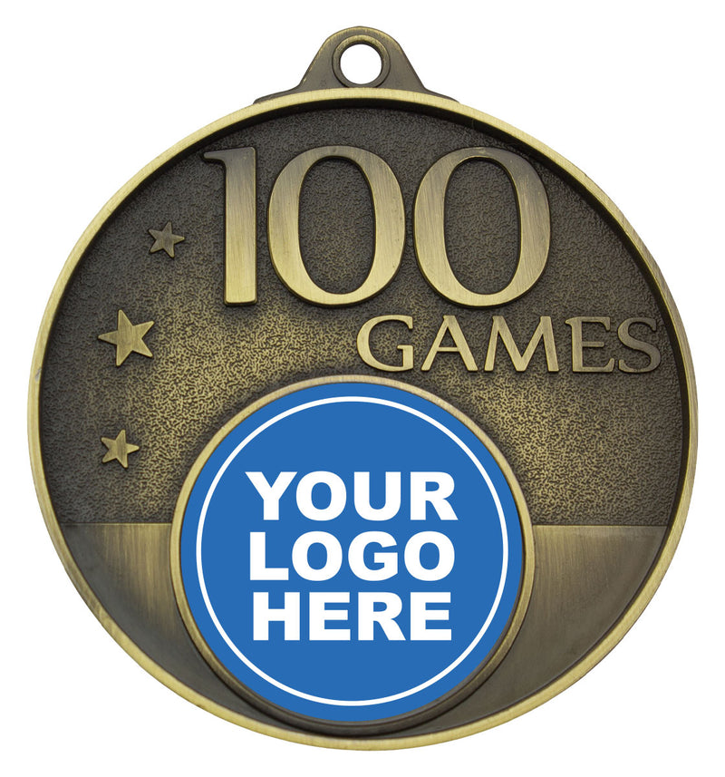 100 Games Milestone Medal 100 Games Milestone Medal Gold