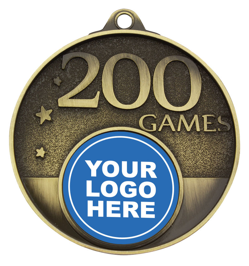 200 Games Milestone Medal 200 Games Milestone Medal Gold