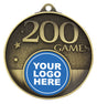 200 Games Milestone Medal Gold