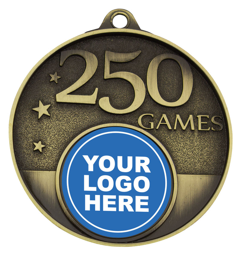250 Games Milestone Medal 250 Games Milestone Medal Gold