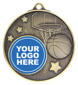 Club Medal - Basketball Gold