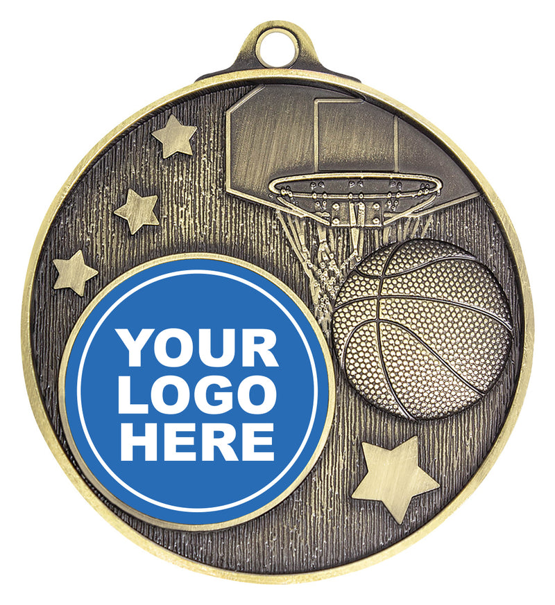 Club Medal - Basketball Gold